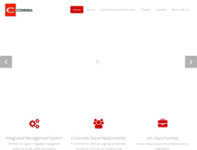 Tablet Screenshot of coninsa.com